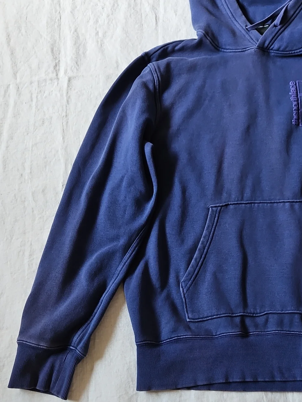 The North Face Garment Dye Pullover Hoodie In Cave Blue Size Large